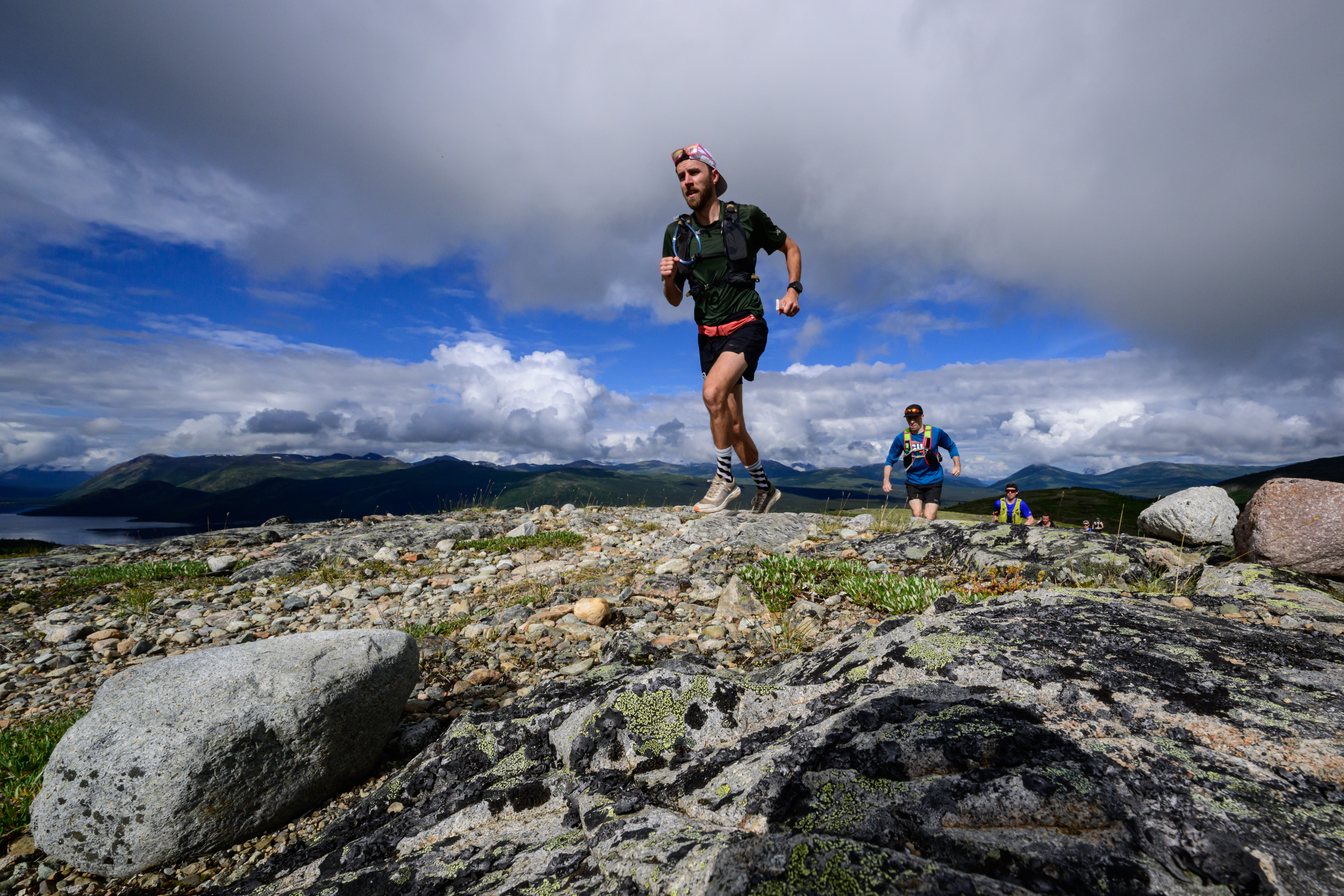 Dr. Garrett de Jong racing — competitive runner and chiropractor